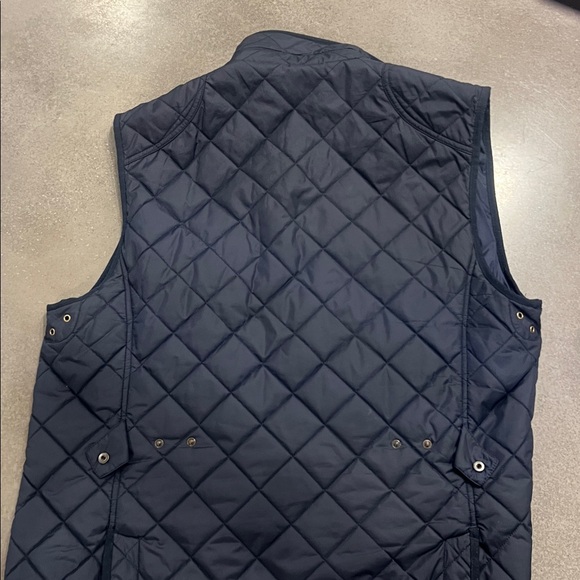 Polo Ralph Lauren Quilted Vest in Dark Blue and Brown. Sz L - Picture 7 of 10